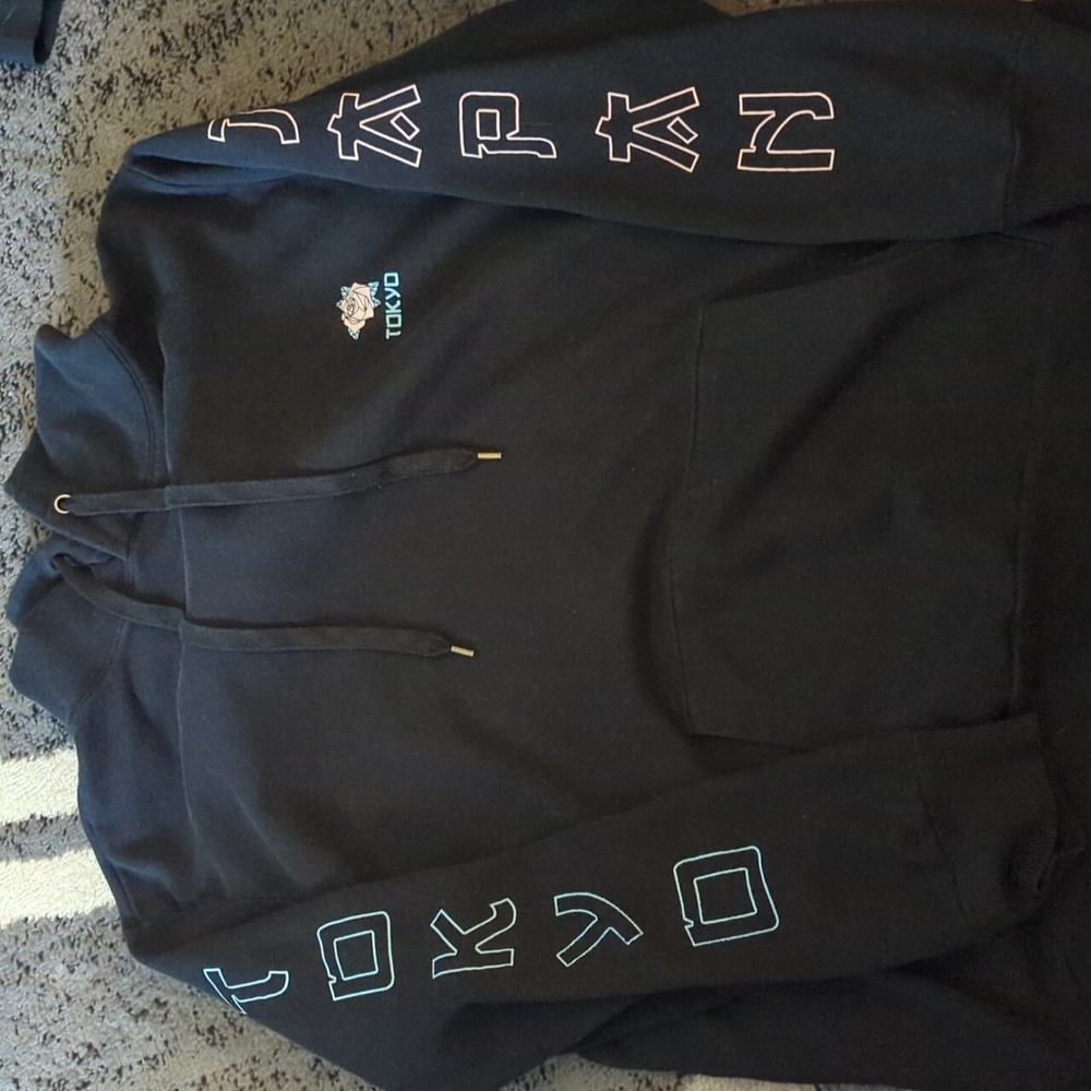 Men's Tokyo Japan black hoodie 3XL